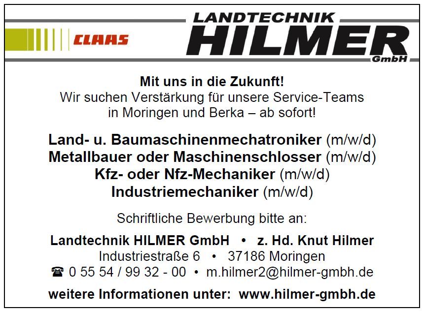 Zeitungsanzeige_LDM-_Mechaniker_05-2023_Moringen_und_Berka