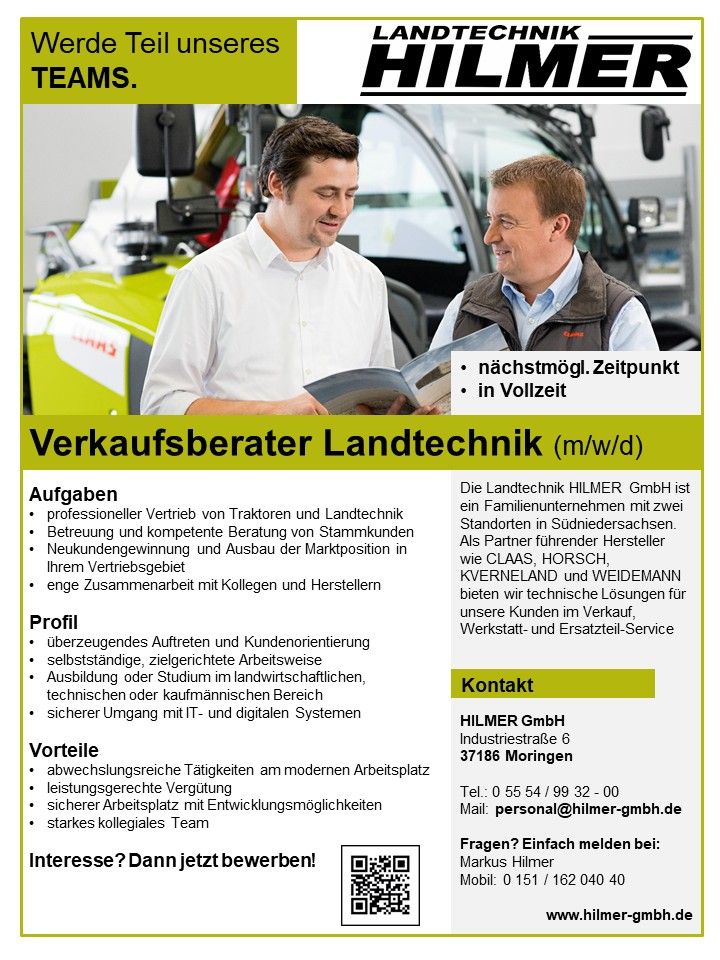 20250729_Stellenanausschreibung_Verkaufsberater